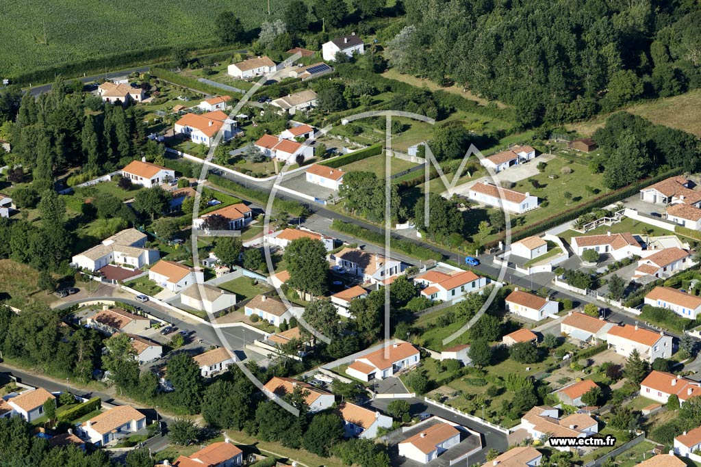 Photo arienne de Saint-Gervais