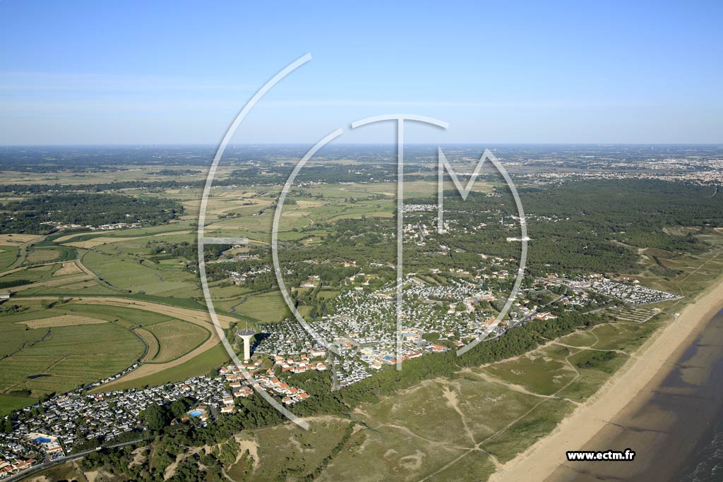 Photo arienne de Saint-Hilaire-de-Riez (la Pge)