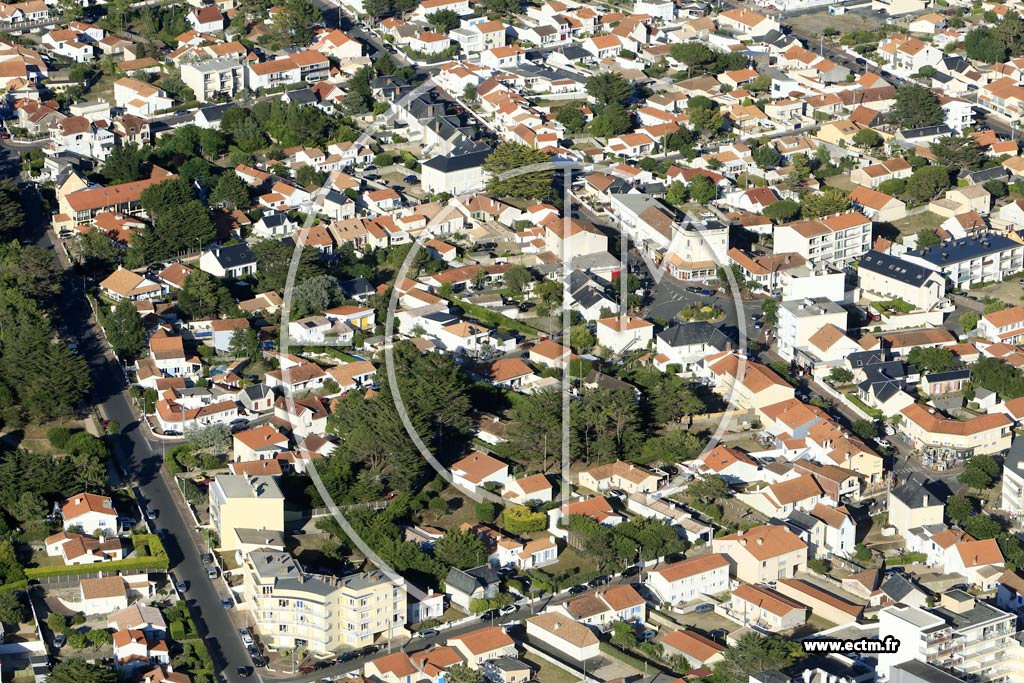 Photo arienne de Saint-Hilaire-de-Riez (le Pr Sal)
