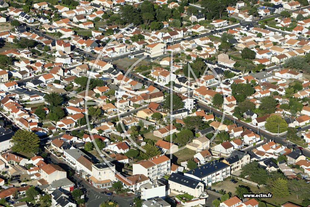 Photo arienne de Saint-Hilaire-de-Riez (le Pr Sal)
