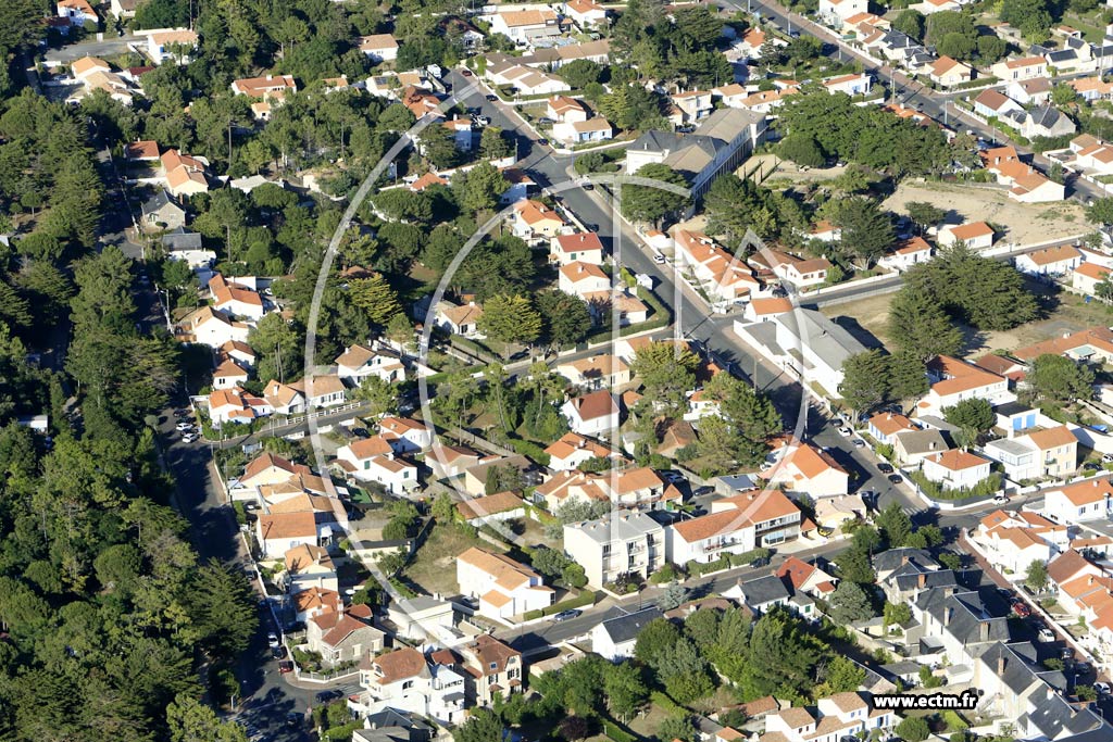 Photo arienne de Saint-Hilaire-de-Riez (le Pr Sal)