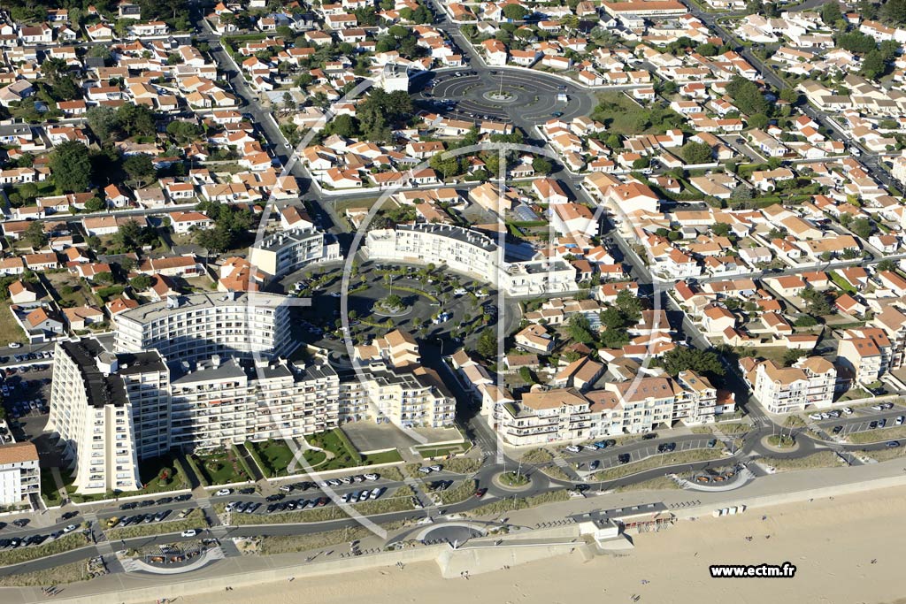 Photo arienne de Saint-Hilaire-de-Riez (le Pr Sal)