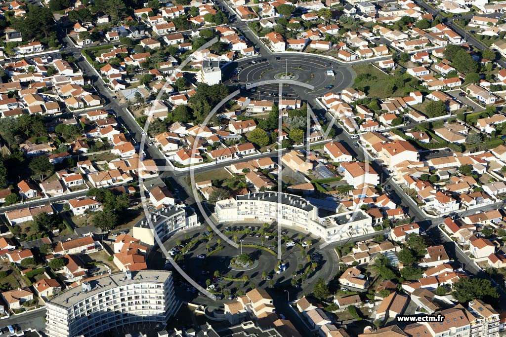 Photo arienne de Saint-Hilaire-de-Riez (le Pr Sal)
