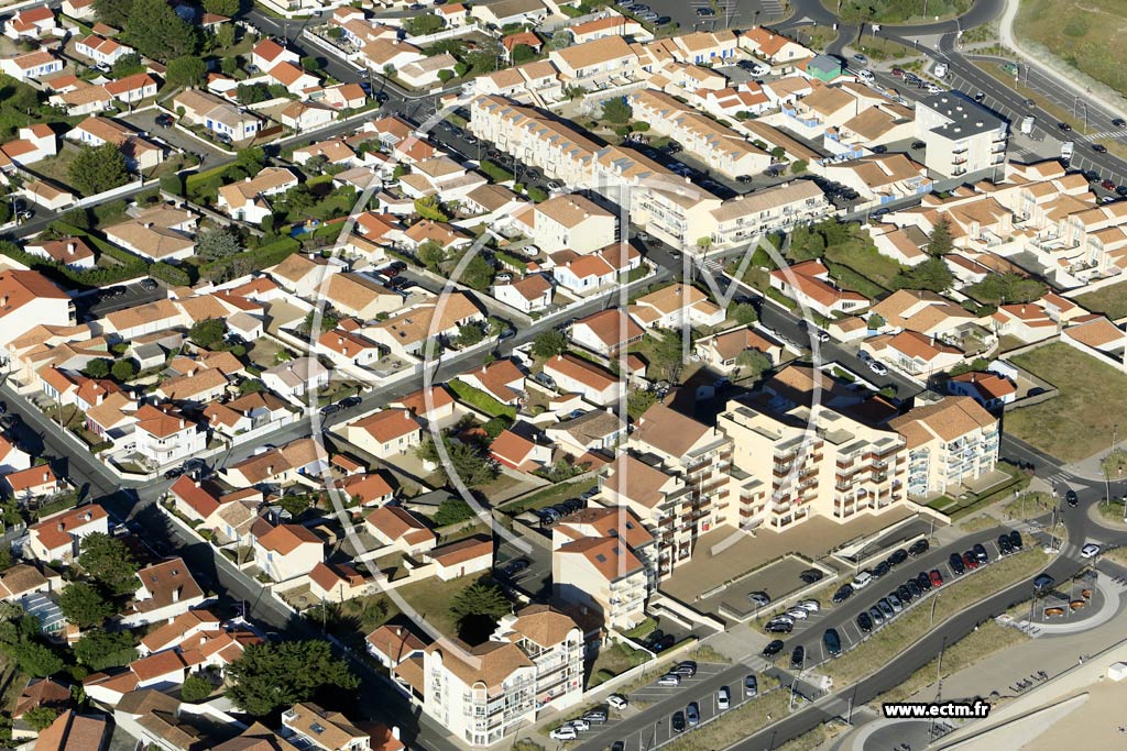 Photo arienne de Saint-Hilaire-de-Riez (le Pr Sal)