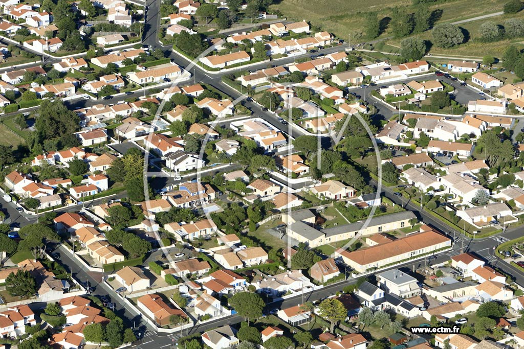 Photo arienne de Saint-Hilaire-de-Riez (le Pr Sal)