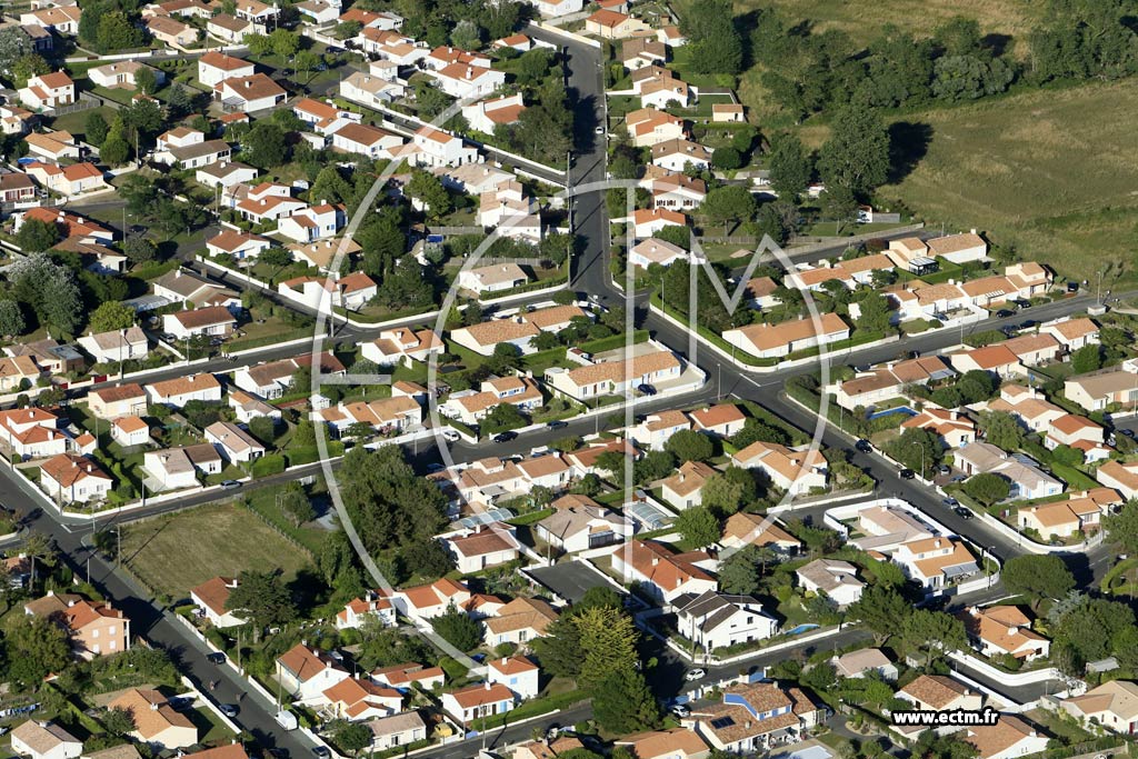 Photo arienne de Saint-Hilaire-de-Riez (le Pr Sal)