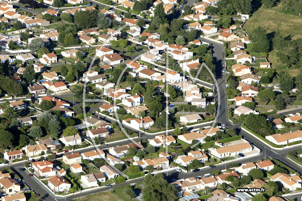 Photo arienne de Saint-Hilaire-de-Riez (le Pr Sal)