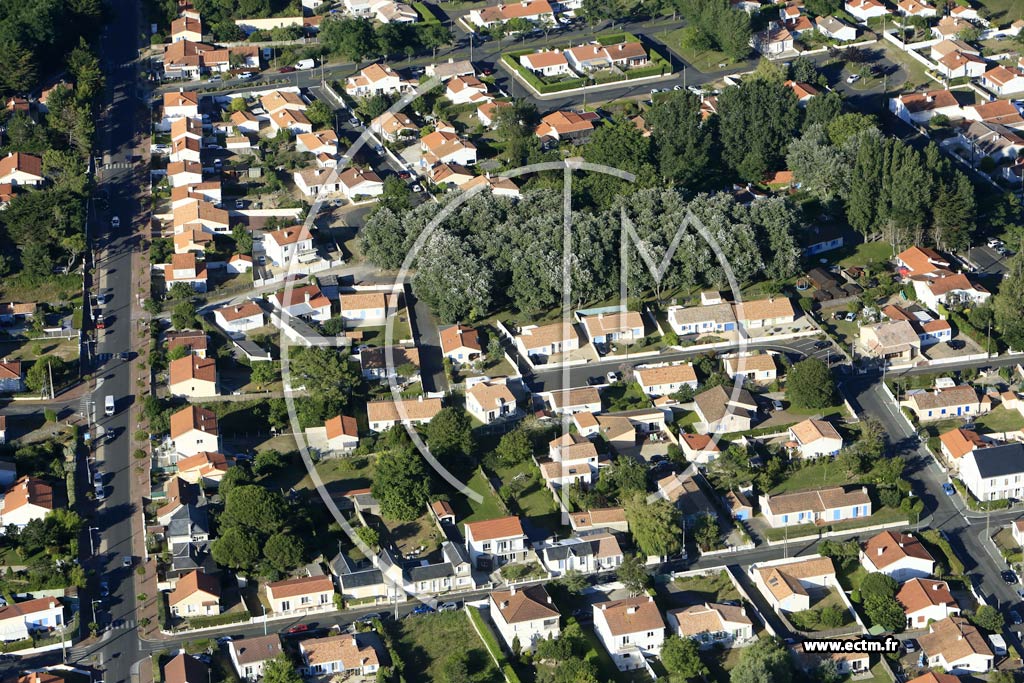 Photo arienne de Saint-Hilaire-de-Riez (le Pr Sal)