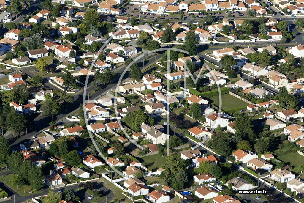 Photo arienne de Saint-Hilaire-de-Riez (le Pr Sal)
