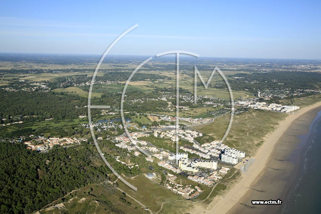 Photo arienne de Saint-Hilaire-de-Riez (les Becs)