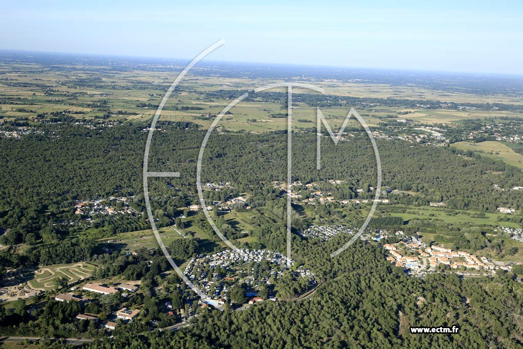 Photo arienne de Saint-Hilaire-de-Riez (les Ombrages - les Salines)