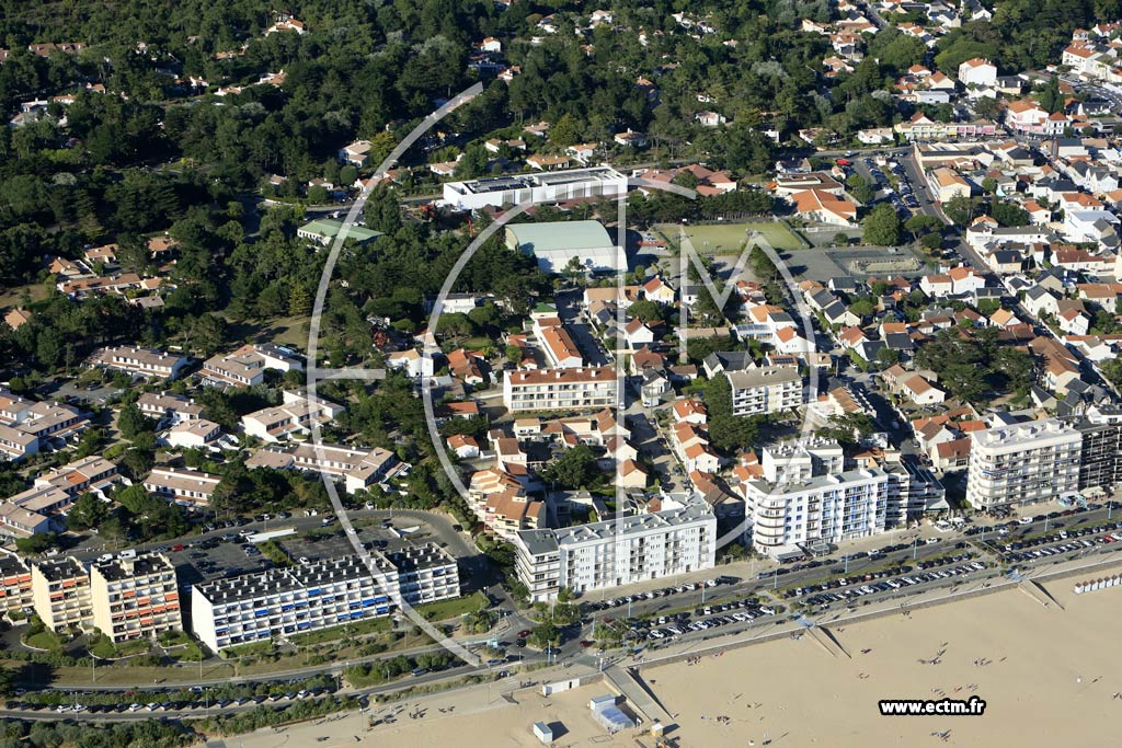 Photo arienne de Saint-Jean-de-Monts (le Devallon)