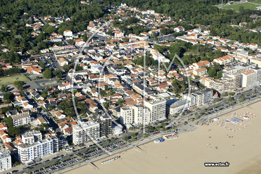 Photo arienne de Saint-Jean-de-Monts (le Devallon)