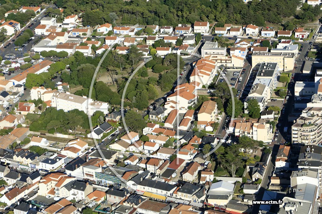 Photo arienne de Saint-Jean-de-Monts (le Devallon)