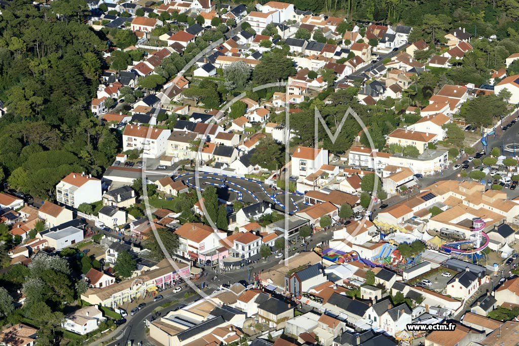 Photo arienne de Saint-Jean-de-Monts (le Devallon)