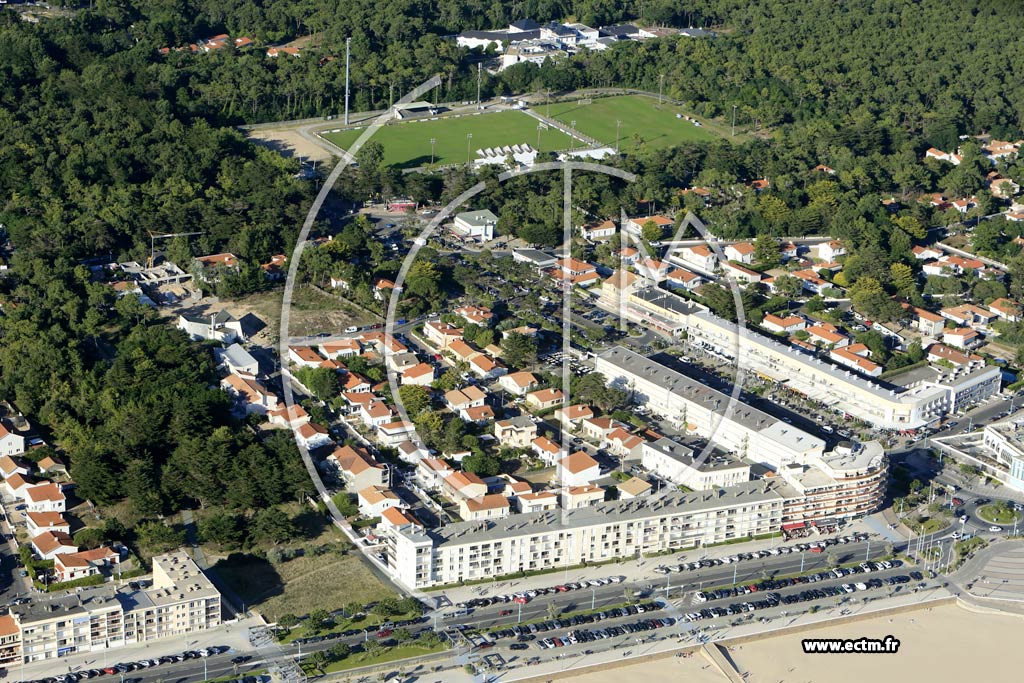 Photo arienne de Saint-Jean-de-Monts (le Devallon)