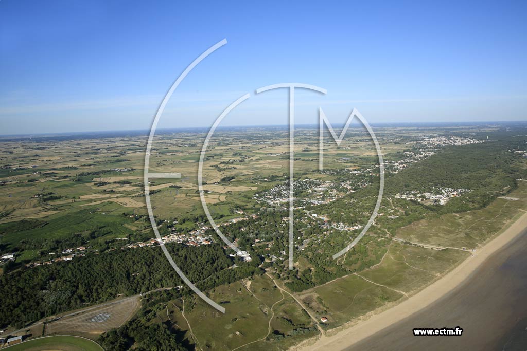 Photo arienne de Saint-Jean-de-Monts (le Petit Sochard)
