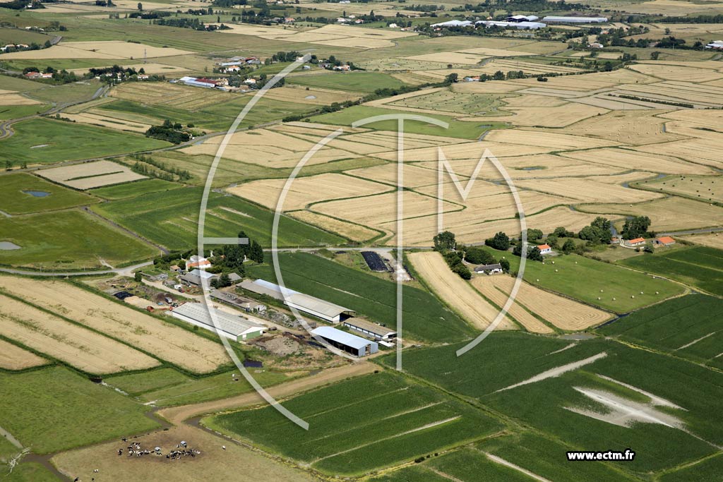 Photo arienne de Saint-Jean-de-Monts (le Pr Charron)