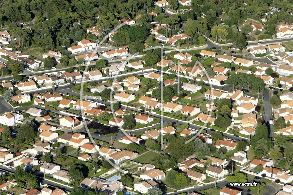 Photo arienne de Saint-Jean-de-Monts (le Rozeau Gaillard)