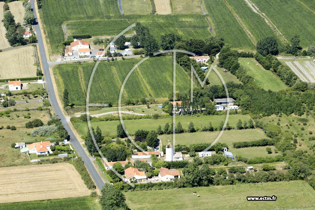Photo arienne de Saint-Jean-de-Monts (Moulin de la Sablire)