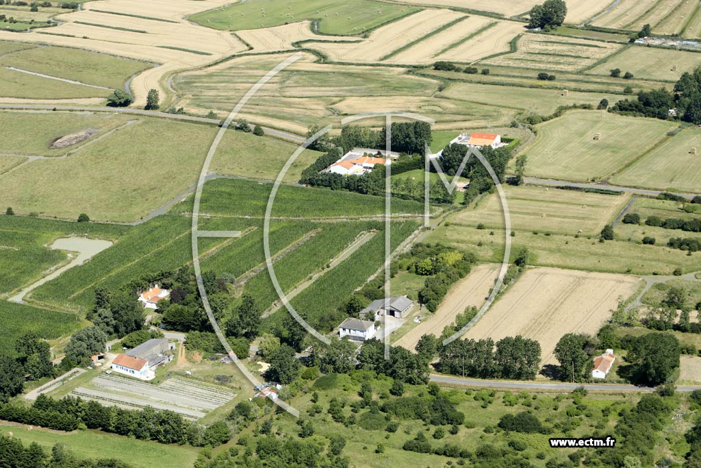 Photo arienne de Saint-Jean-de-Monts (Route du Moulin de la Sablire)