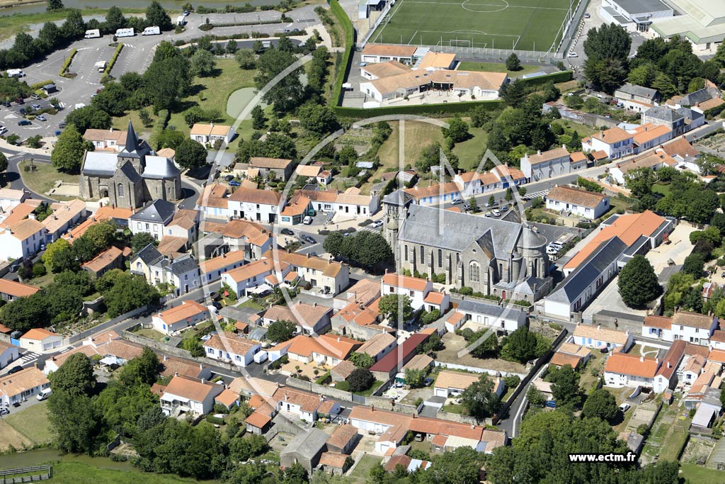 Photo arienne de Sallertaine