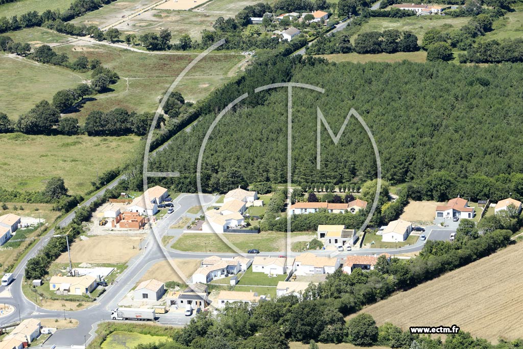 Photo arienne de Sallertaine (la Croix)