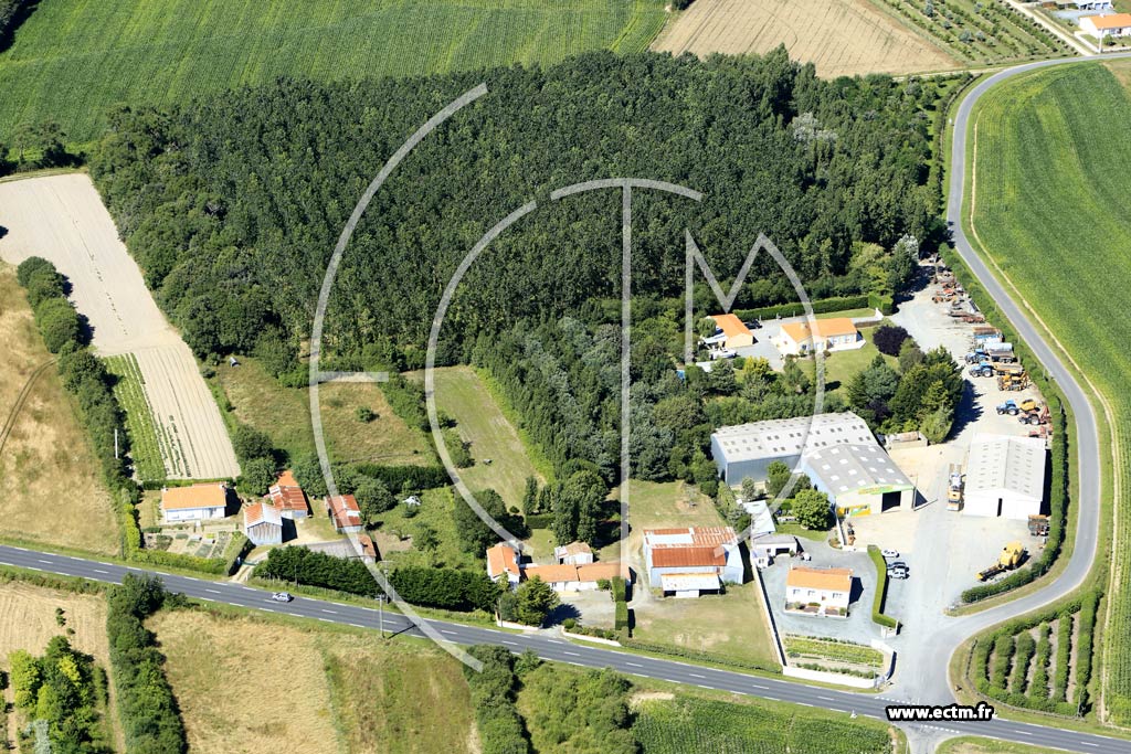 Photo arienne de Sallertaine (les Morandires)