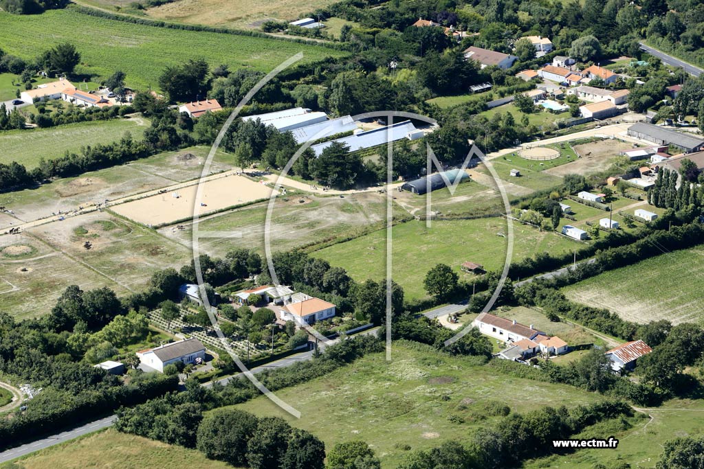 Photo arienne de Sallertaine (les Quatre Moulins)