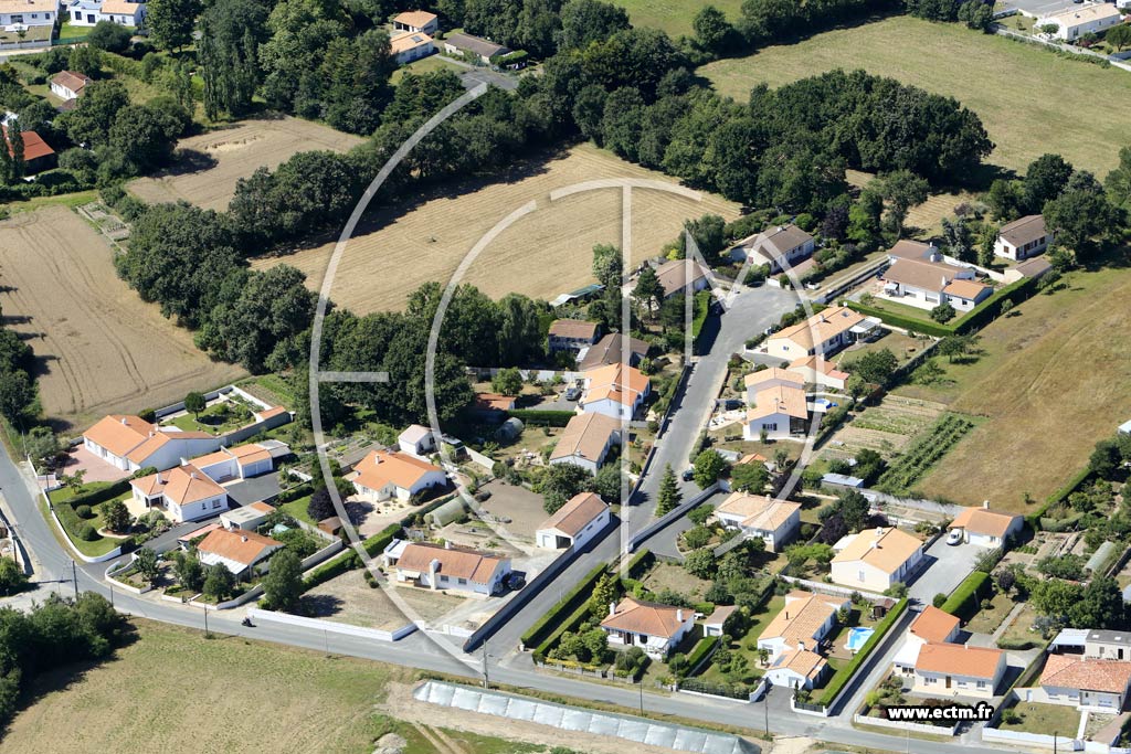 Photo arienne de Sallertaine (Pont Habert)