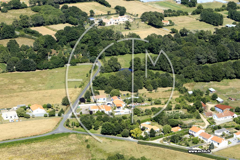 Photo arienne de Sallertaine (Pont Habert)