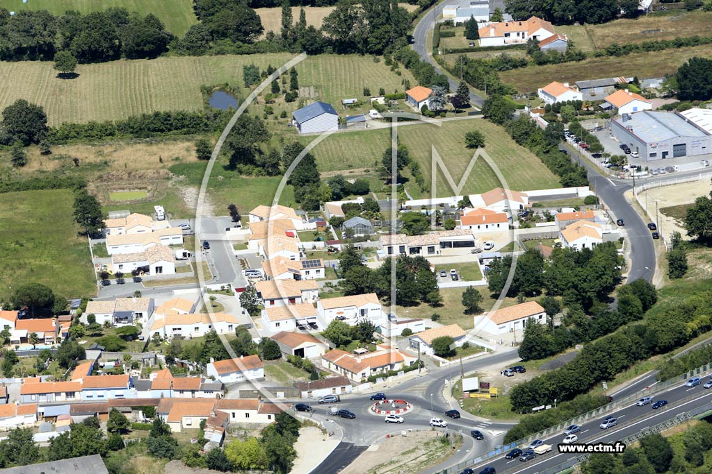 Photo arienne de Sallertaine (Pont Habert)