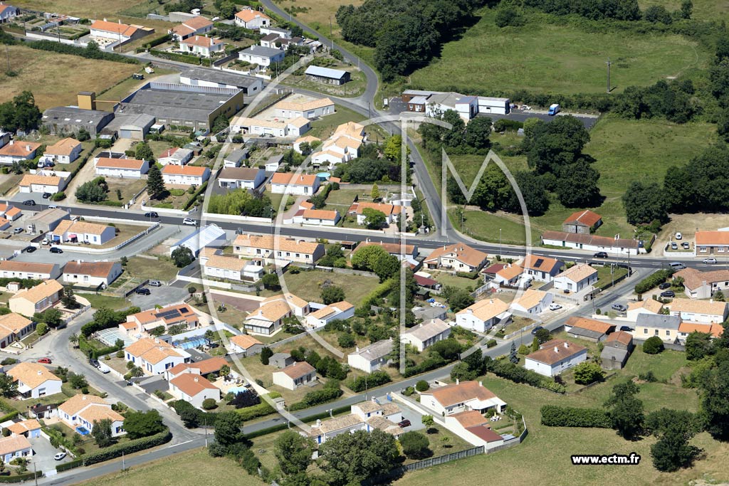 Photo arienne de Sallertaine (Pont Habert)