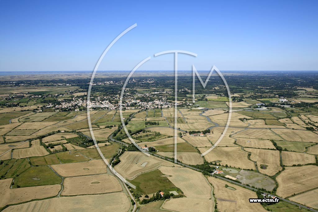 Photo arienne de Sallertaine (Sainte-Marguerite)