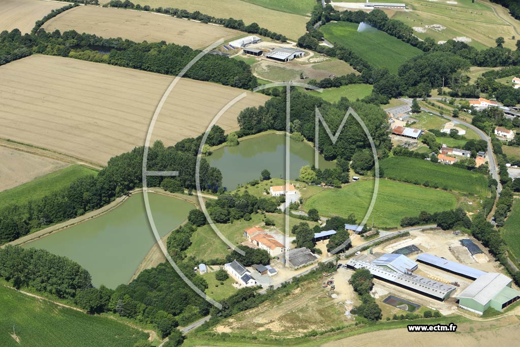 Photo arienne de Aizenay (la Galivire)