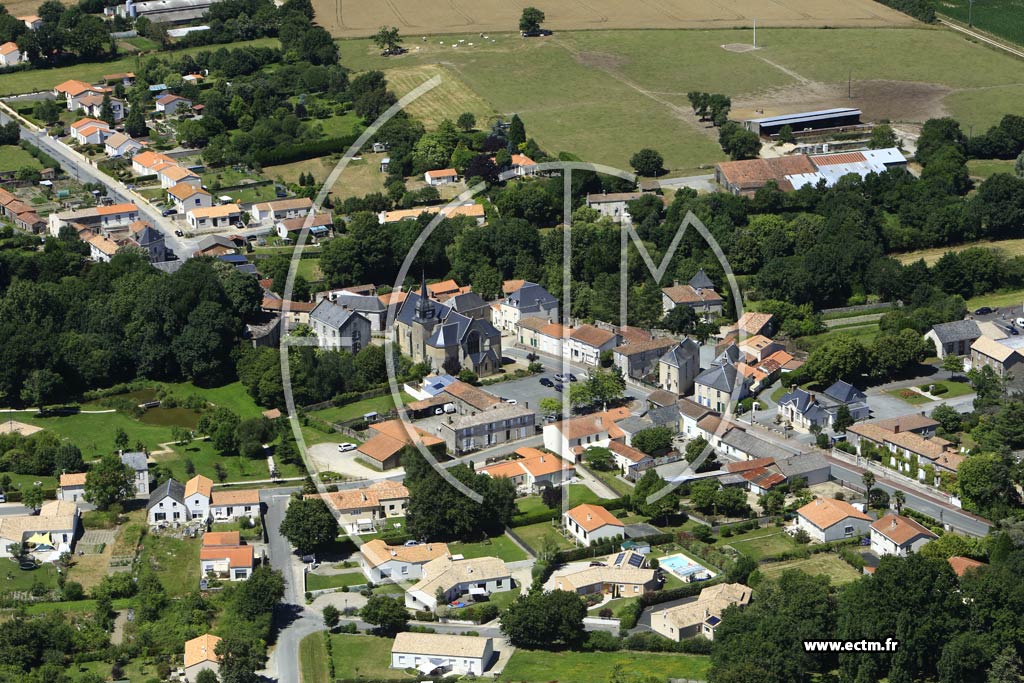 Photo arienne de Beaufou