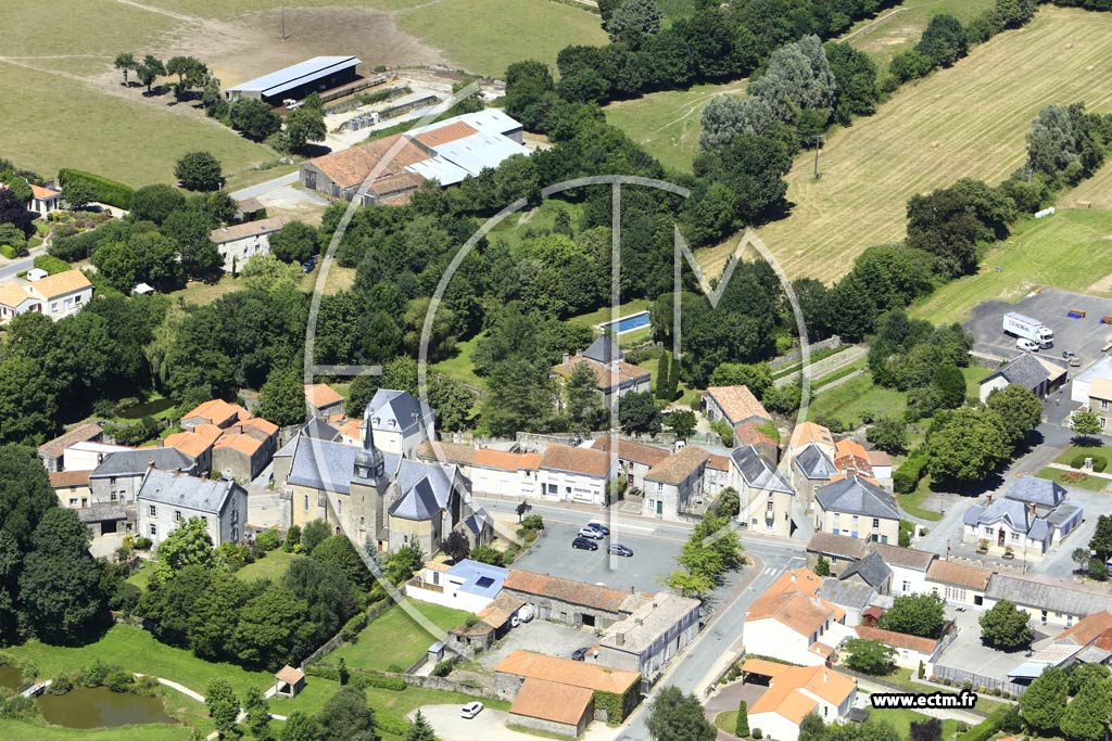 Photo arienne de Beaufou