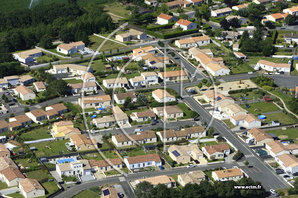 Photo arienne de La Gntouze