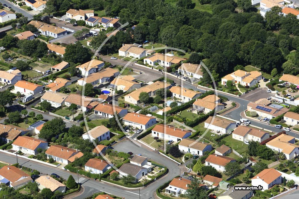 Photo arienne de Le Poir-sur-Vie