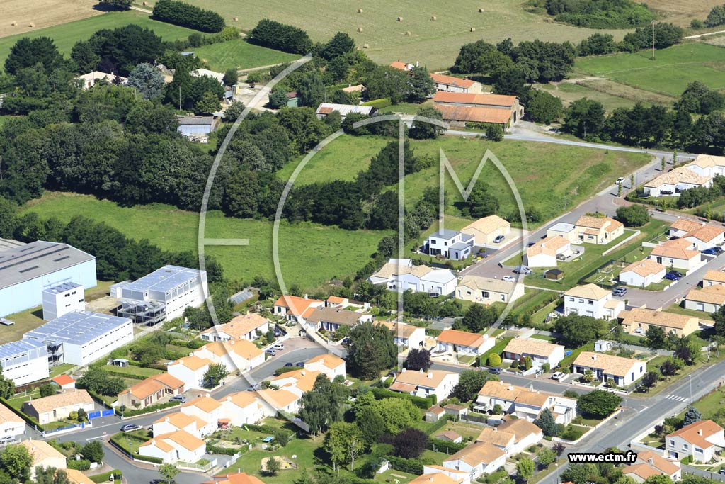Photo arienne de Le Poir-sur-Vie