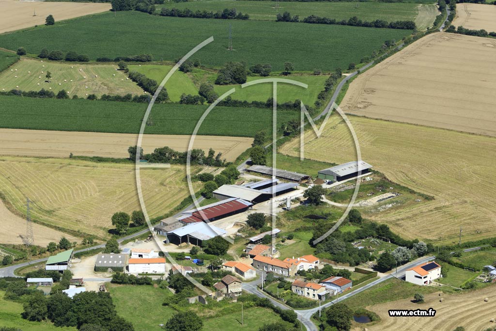 Photo arienne de Le Poir-sur-Vie (la Blanchre)