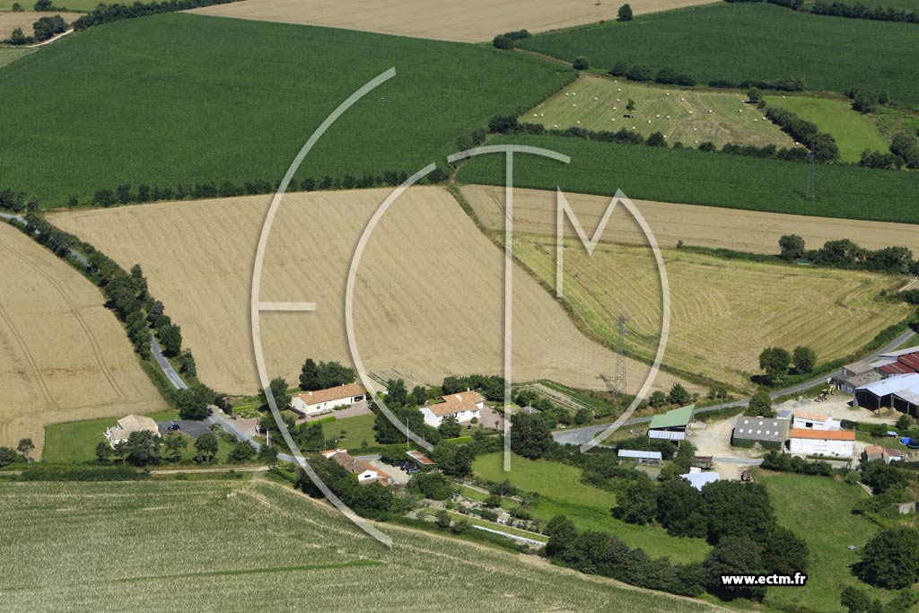 Photo arienne de Le Poir-sur-Vie (la Blanchre)