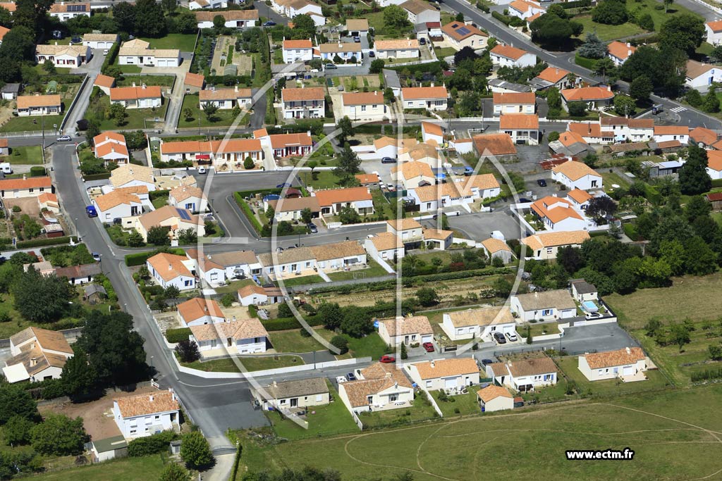 Photo arienne de Saint-Christophe-du-Ligneron