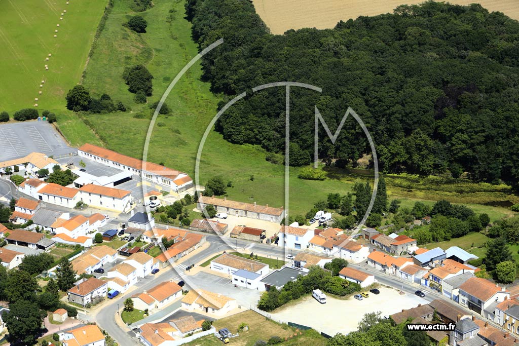 Photo arienne de Saint-Christophe-du-Ligneron