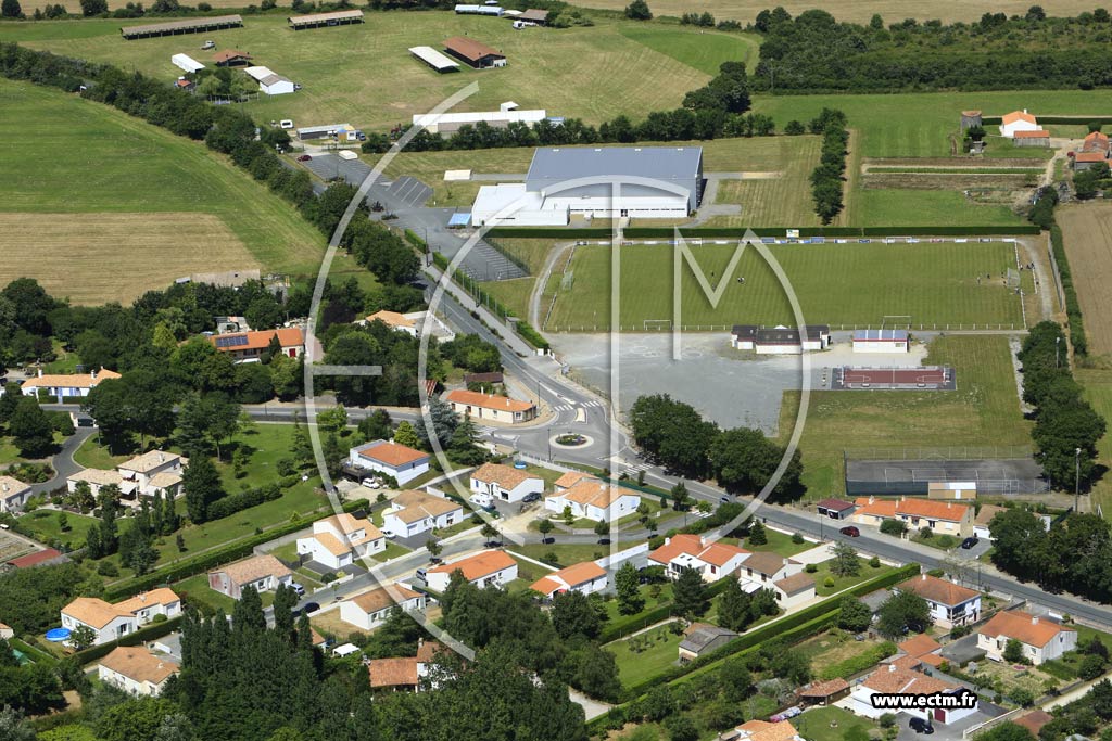 Photo arienne de Saint-Christophe-du-Ligneron