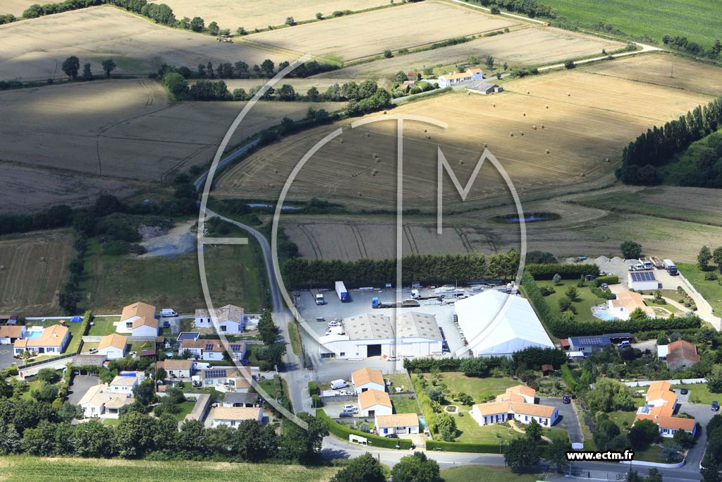 Photo arienne de Saint-Christophe-du-Ligneron