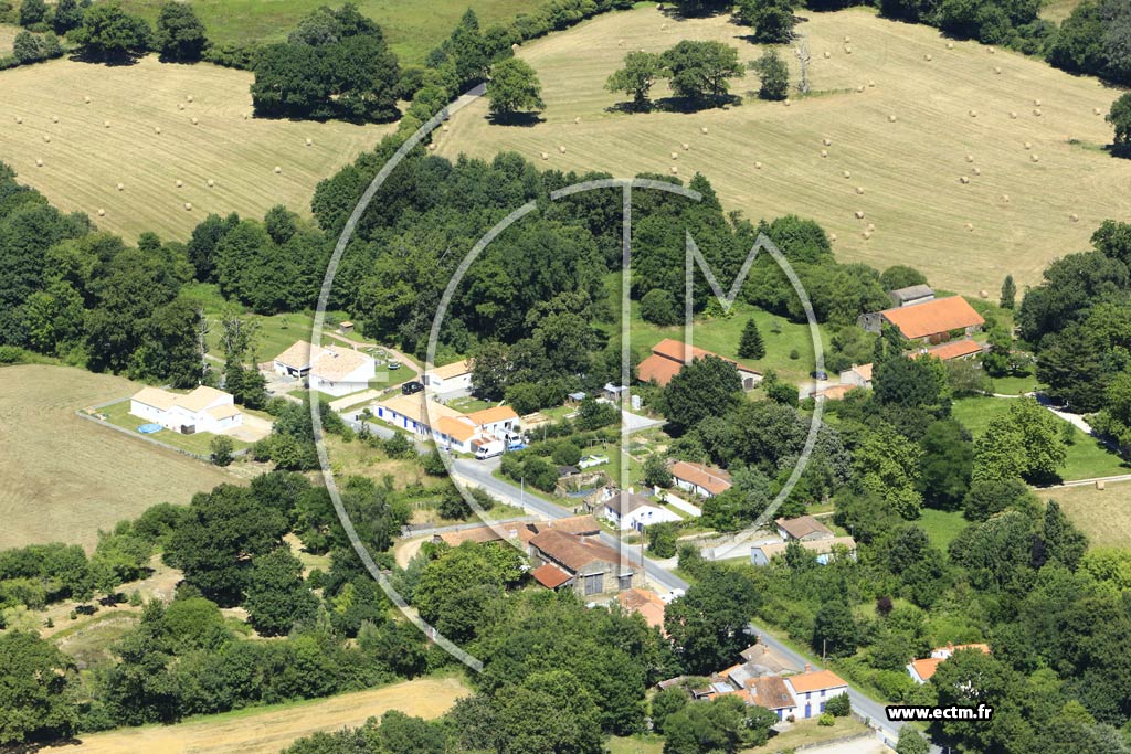 Photo arienne de Saint-Christophe-du-Ligneron (la Fort Qury)