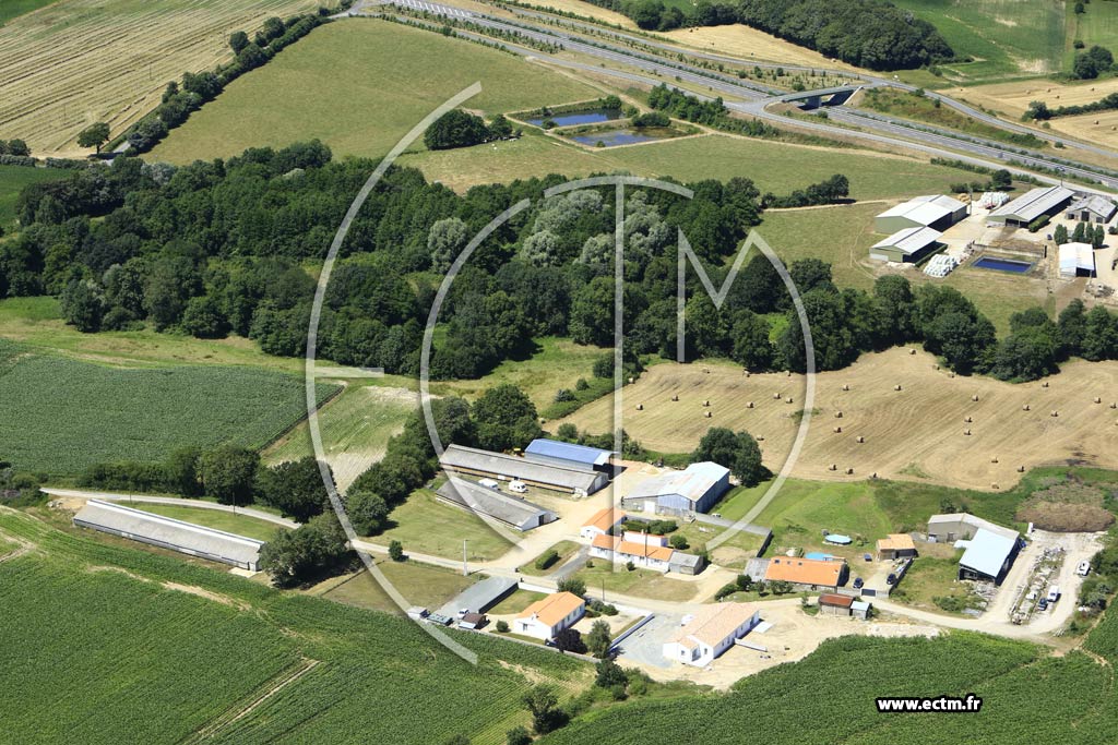 Photo arienne de Saint-Christophe-du-Ligneron (la Garangeoire)