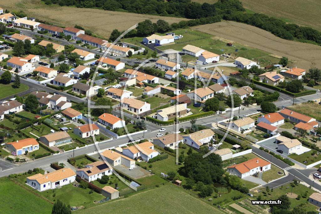 Photo arienne de Saint-Christophe-du-Ligneron (le Coteau)
