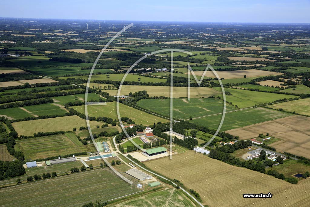 Photo arienne de Saint-Christophe-du-Ligneron (les Ardires - le Mimosa - les Palmiers)